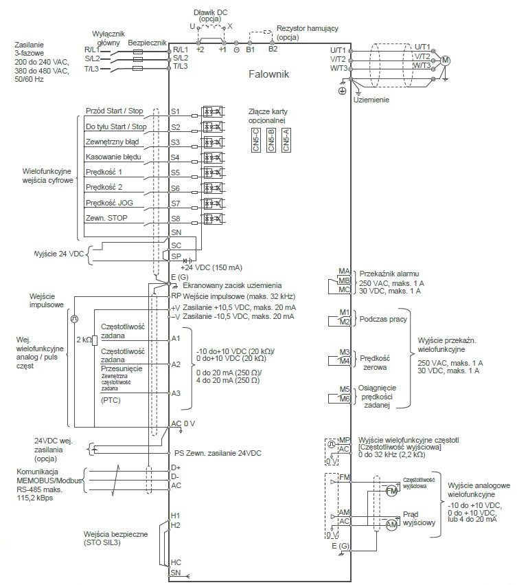 schemat CIPR-GA70C4005BBA-BAAAAA 400V 2,2kW